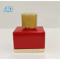 Ad-P238 Quadrado Red Glass Perfume Bottle 25ml